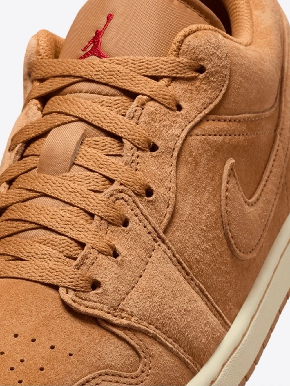 Jordan Air Jordan 1 Low SE Flax Varsity Red Muslin Suede HV4089-200 ⭐️